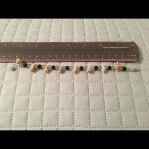 Sea Glass and Shell Bracelet